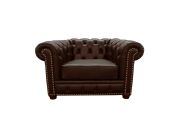 Poltrona Chesterfield de Couro - Mempra