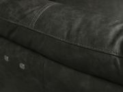 Poltrona do Papai de Couro Genova - Soft Charcoal - Power Touch - Mempra