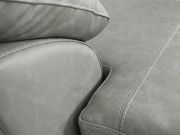 Sofá de Couro Hannover 3 lugares com Chaise - Mempra