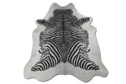 Tapete de Couro Pele Zebra Columa Estampada 